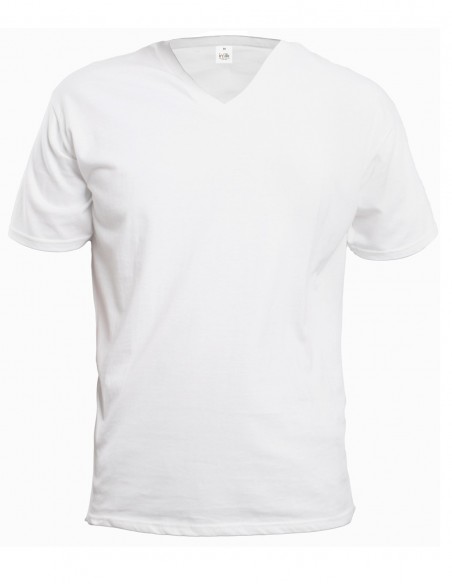 Herren T-Shirt V-Ausschnitt aus Seide inSilk