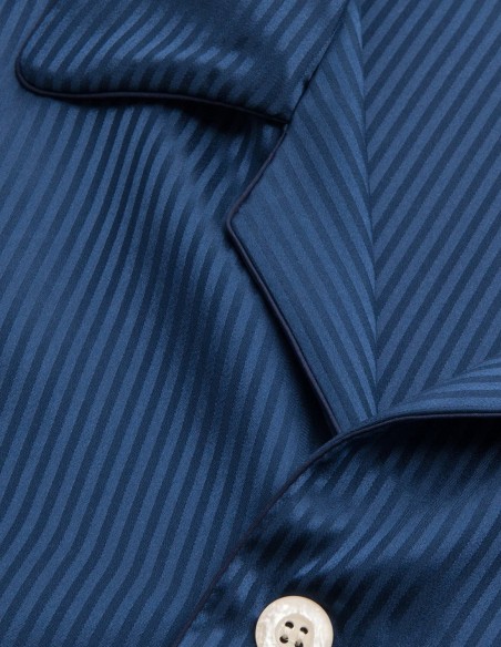 Seiden-Pyjama Derek Rose Woburn Jacquard