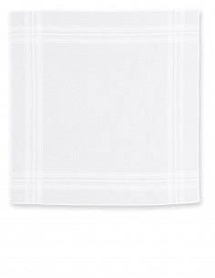Jacquard-Taschentücher Derek Rose Weiß 2