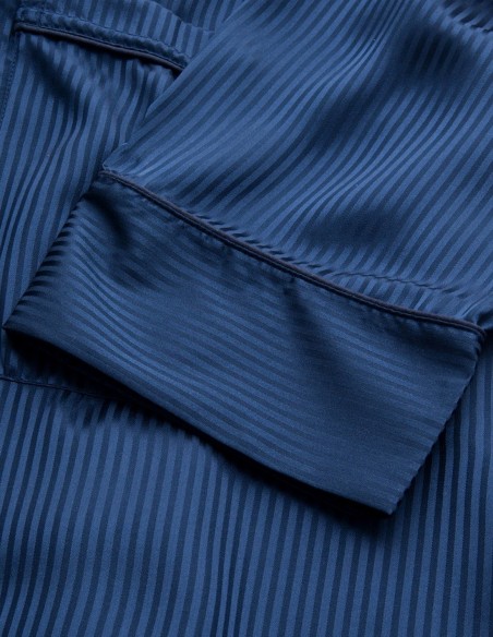 Seiden-Morgenmantel Derek Rose Woburn Jacquard