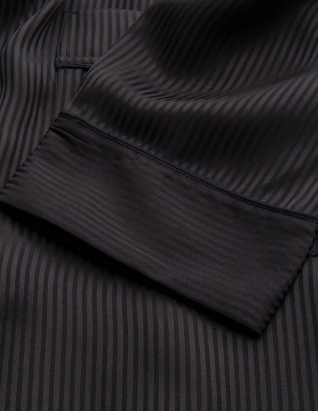 Seiden-Morgenmantel Derek Rose Woburn Jacquard