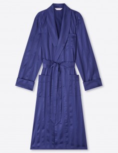 Dünner Morgenmantel Baumwolle Derek Rose Lingfield Jacquard