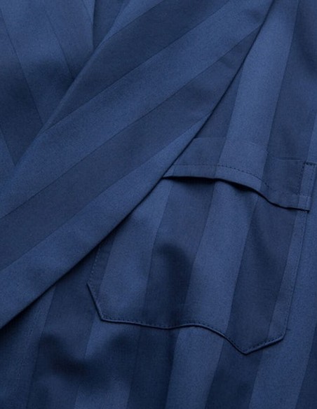 Dünner Morgenmantel Baumwolle Derek Rose Lingfield Jacquard