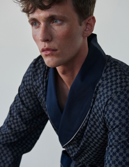 Dünner Hausmantel Baumwolle Megeve Ambassador 1867