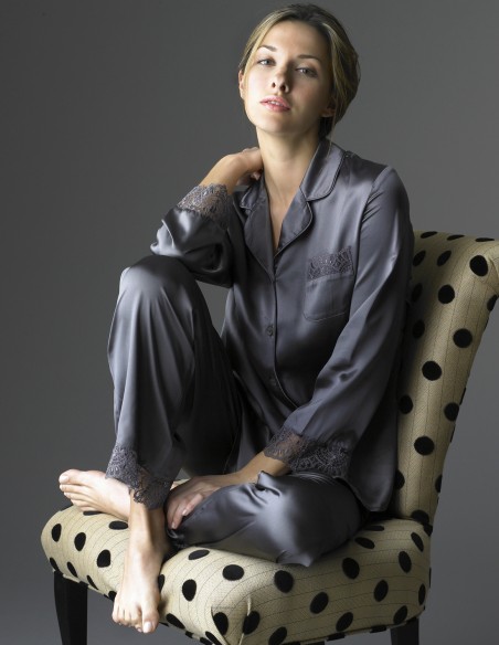 Damen-Seidenpyjama Sleep-In