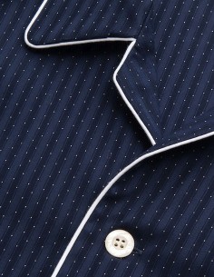 Herren-Pyjama Klassischer Passform Royal 40 Derek Rose 2