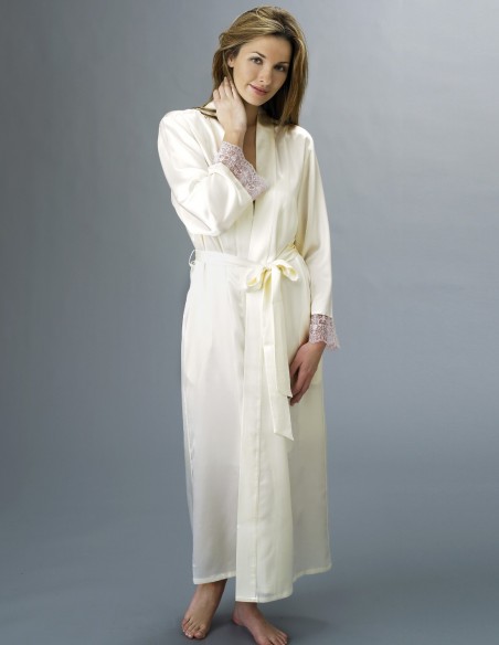 Seiden-Morgenmantel Le Soir