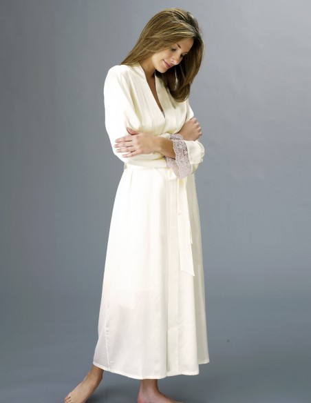 Seiden-Morgenmantel Le Soir