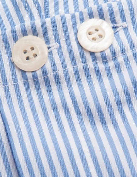 Herren-Pyjama Klassischer Passform James Cotton Blue Derek Rose