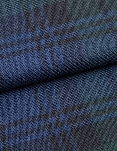 Tartan Smoking Jacket Reine Wolle Derek Rose