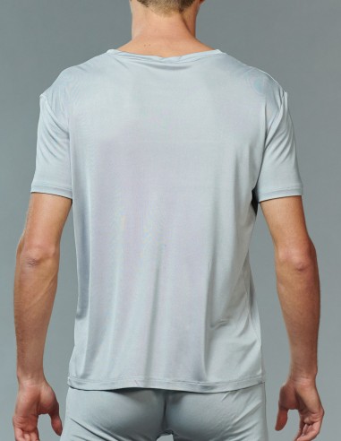 T-Shirt aus Seide Herren Kokon Zwo