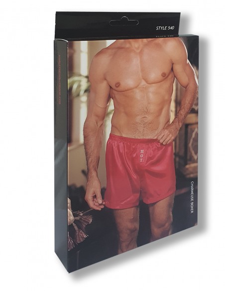 Satin-Boxershorts mit Strasssteinen Hot Gyz
