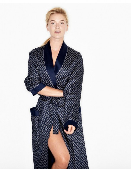 Dünner Hausmantel Baumwolle Megeve Ambassador 1867